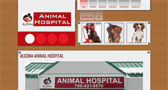 Desktop Screenshot of alconaanimalhospital.com